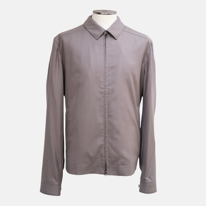Gray Bomber Jacket made of Virgin Wool (Gift of Kings) (3XL)