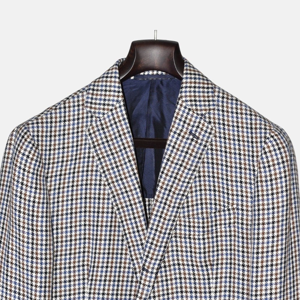 Multicolored Blazer made of Cotton/Linen (EU 50)