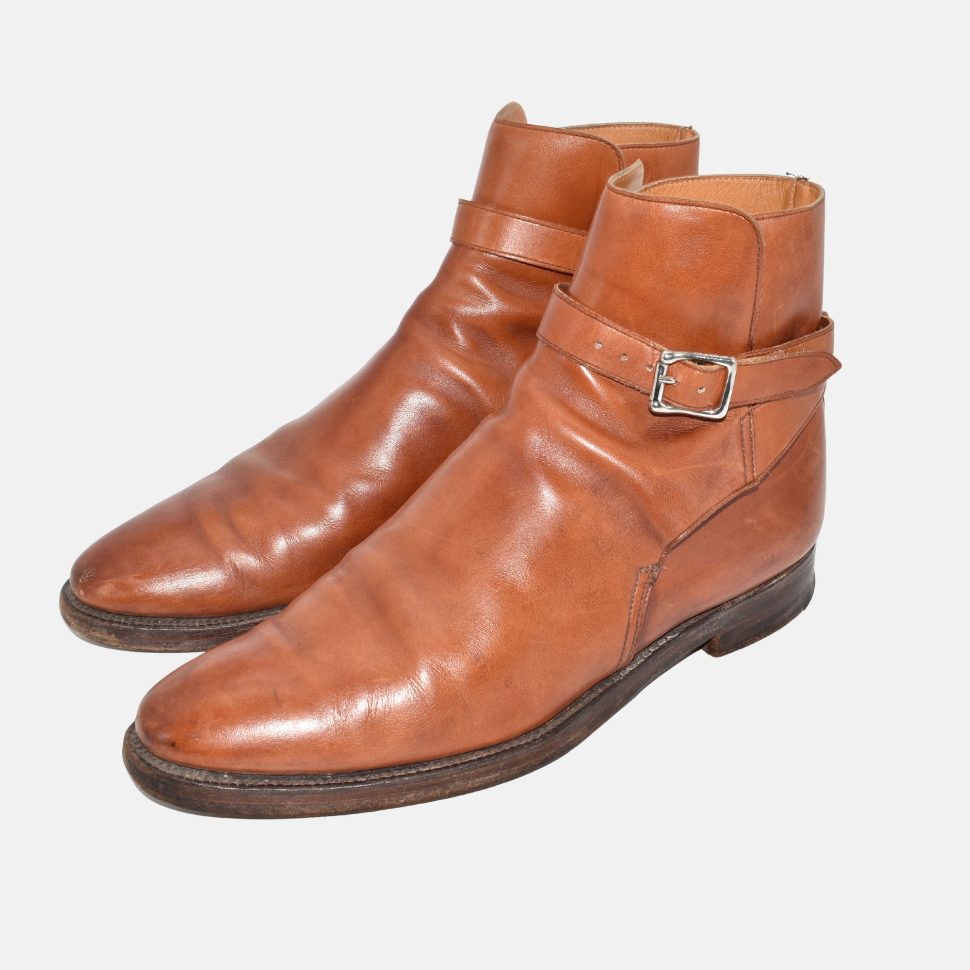 Cognac Half Boots made of Leather (EU 41,5)