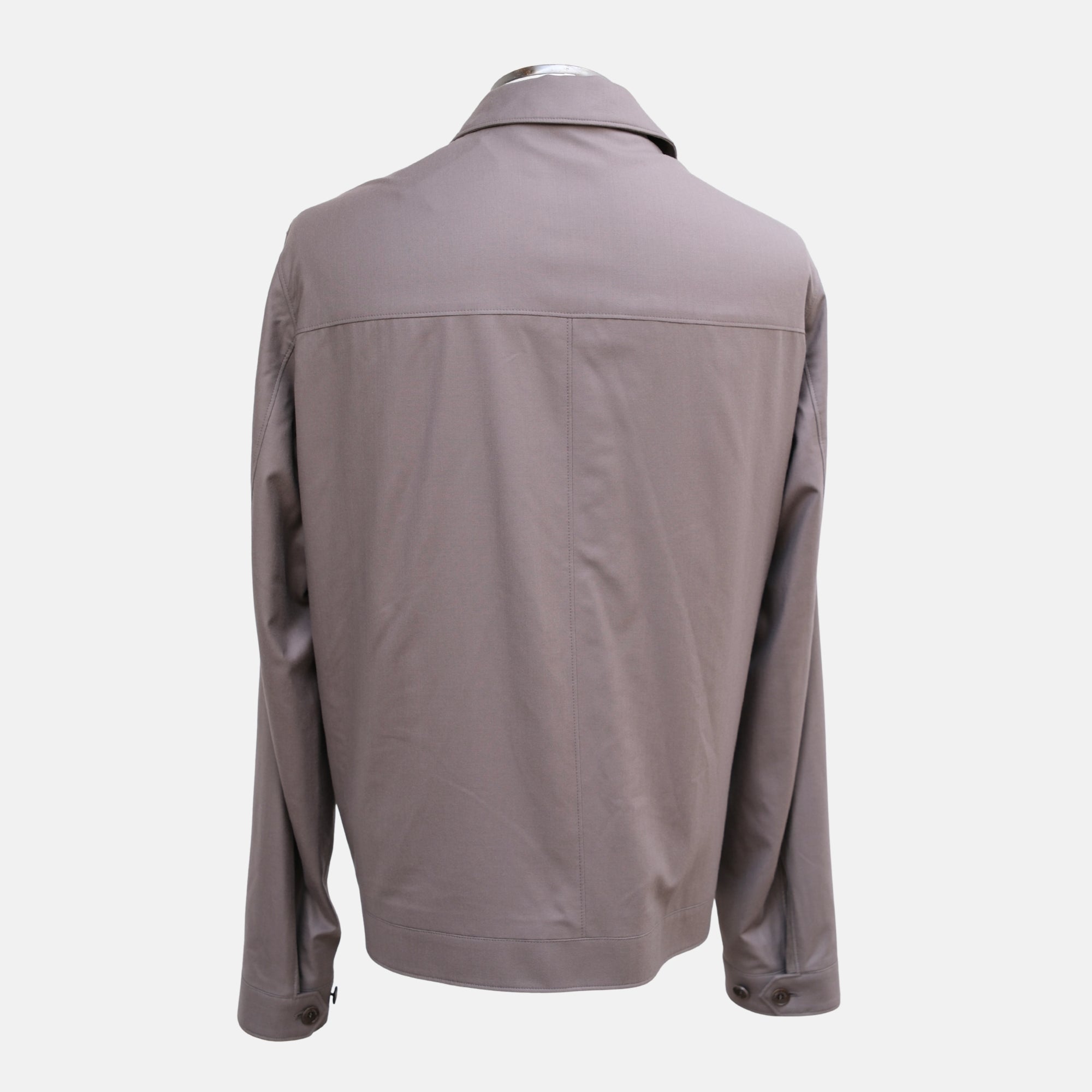 Gray Bomber Jacket made of Virgin Wool (Gift of Kings) (3XL)