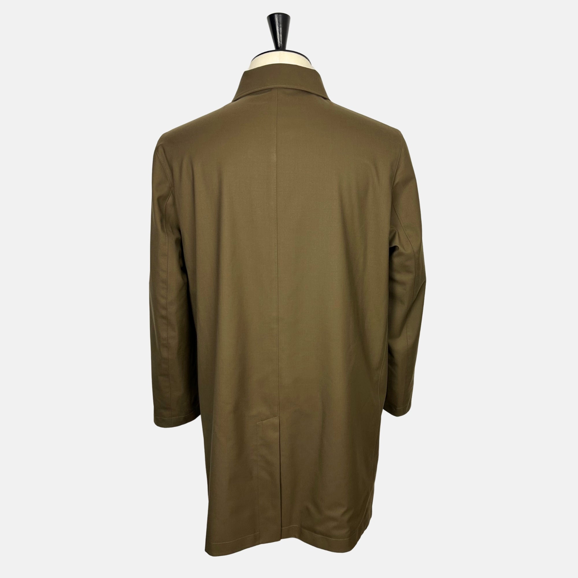 Khaki Reversible Coat made of Virgin Wool/Nylon (M)