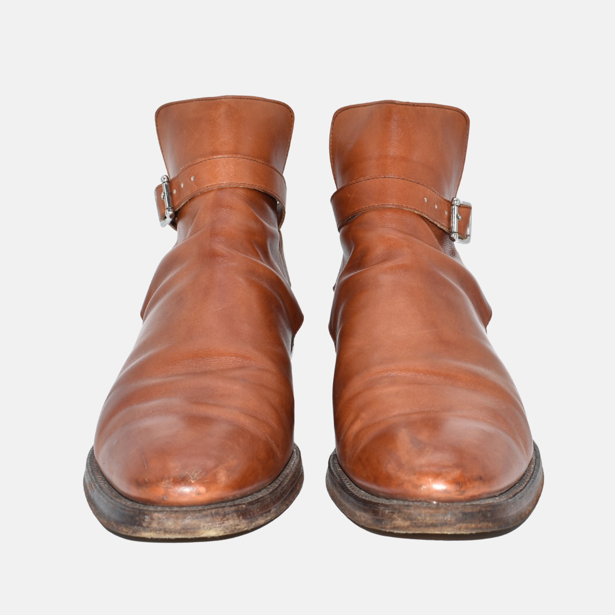 Cognac Half Boots made of Leather (EU 41,5)