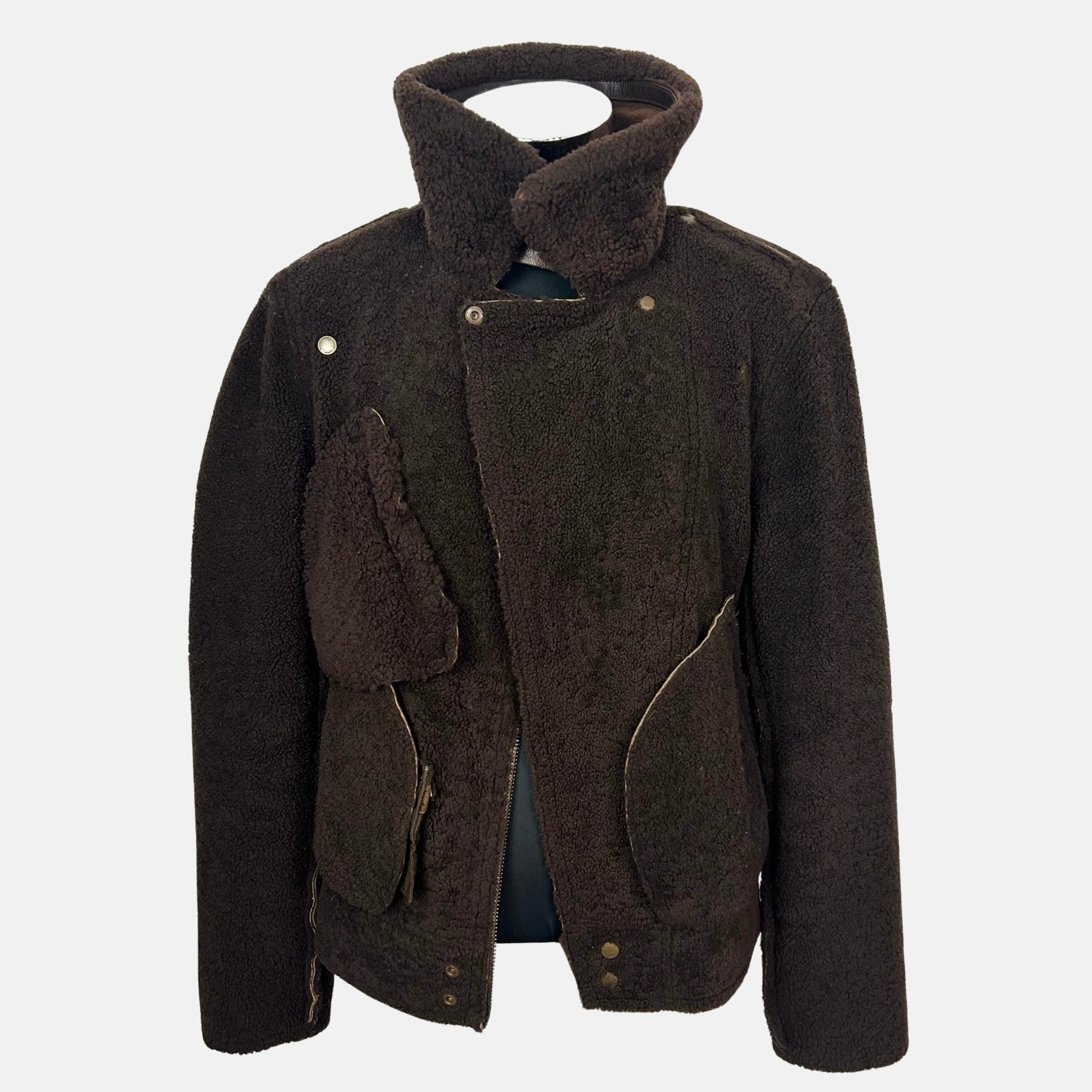 Brown Jacket made of Shearling (M)