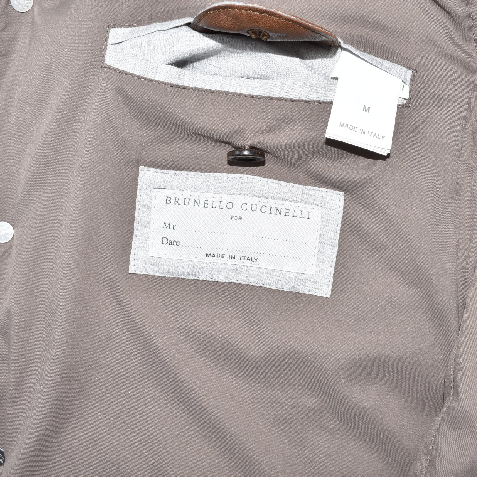 Multicoloured Vest made of Wool/Leather (M)