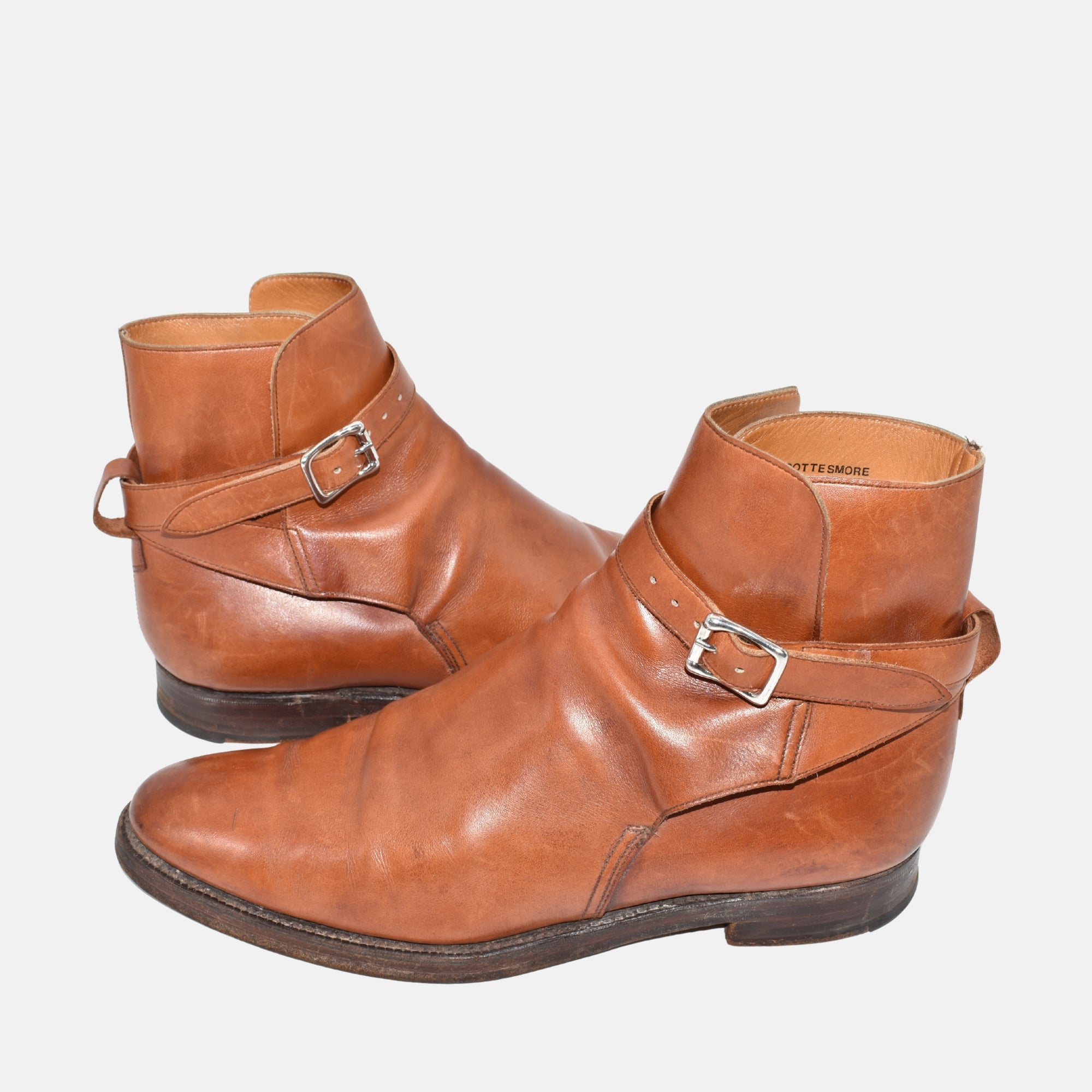 Cognac Half Boots made of Leather (EU 41,5)