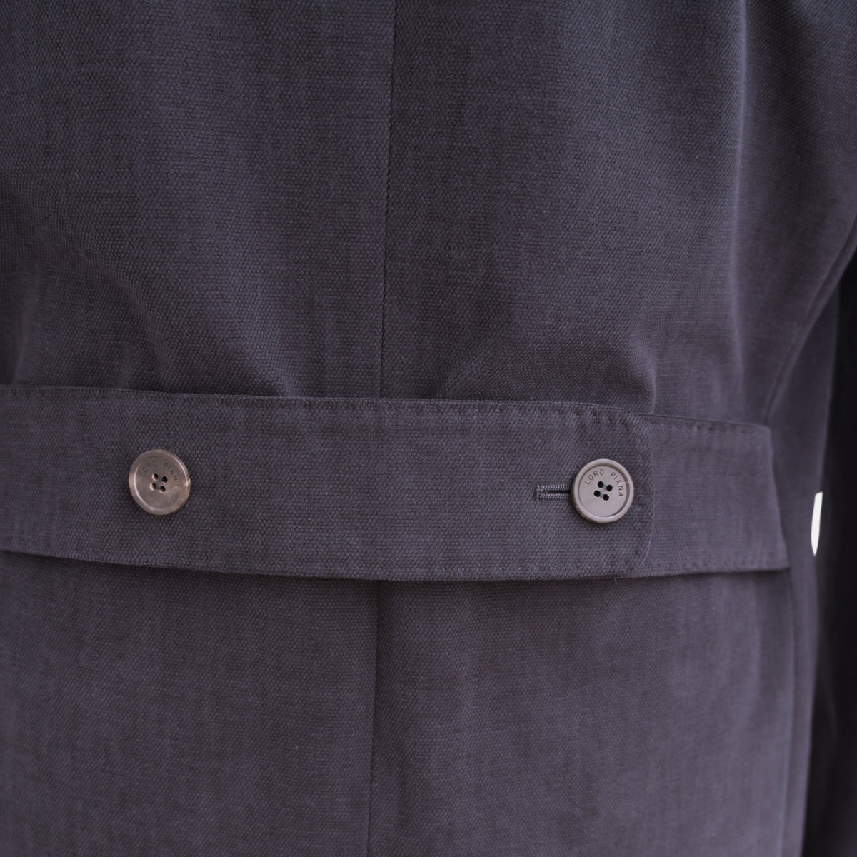 Blue Cotton "Martingala" Coat (M)