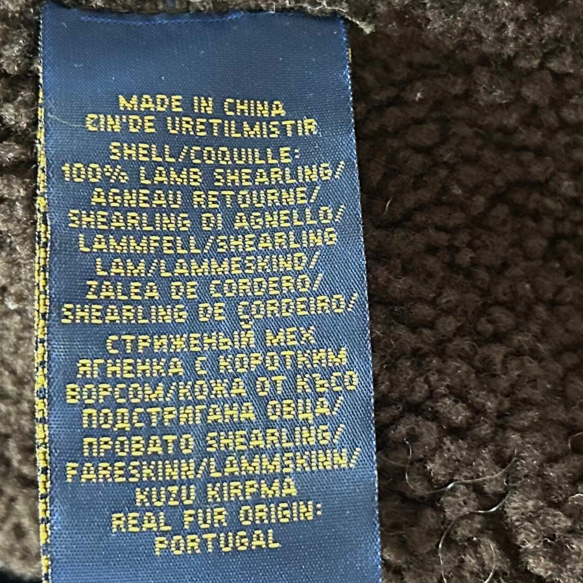 Brown Jacket made of Shearling (M)