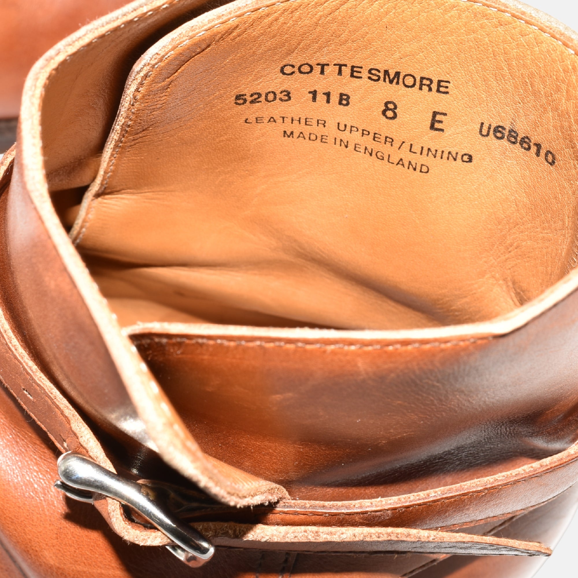 Cognac Half Boots made of Leather (EU 41,5)