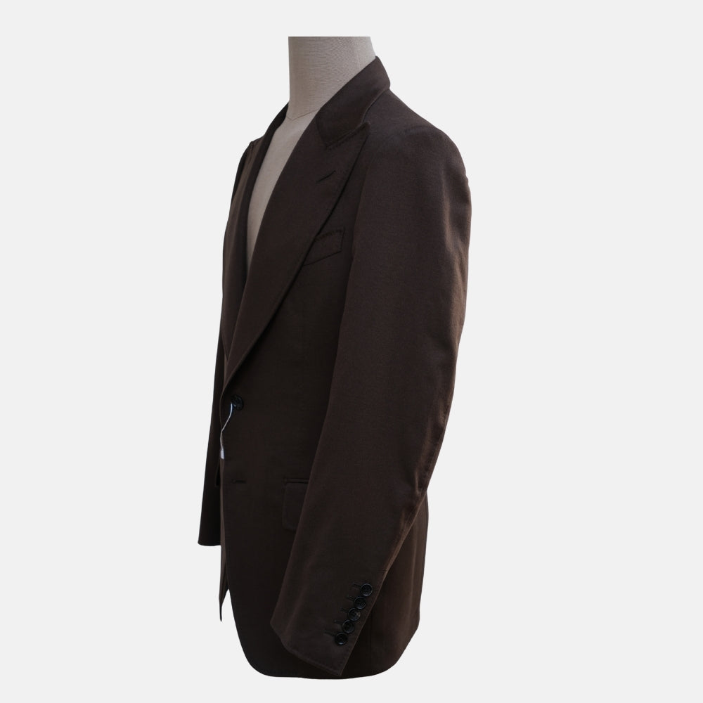 Brown Blazer made of Cashmere (EU 48)