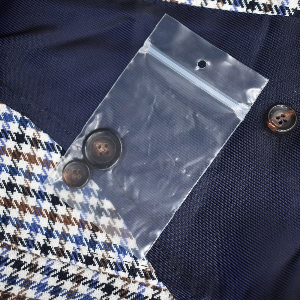 Multicolored Blazer made of Cotton/Linen (EU 50)