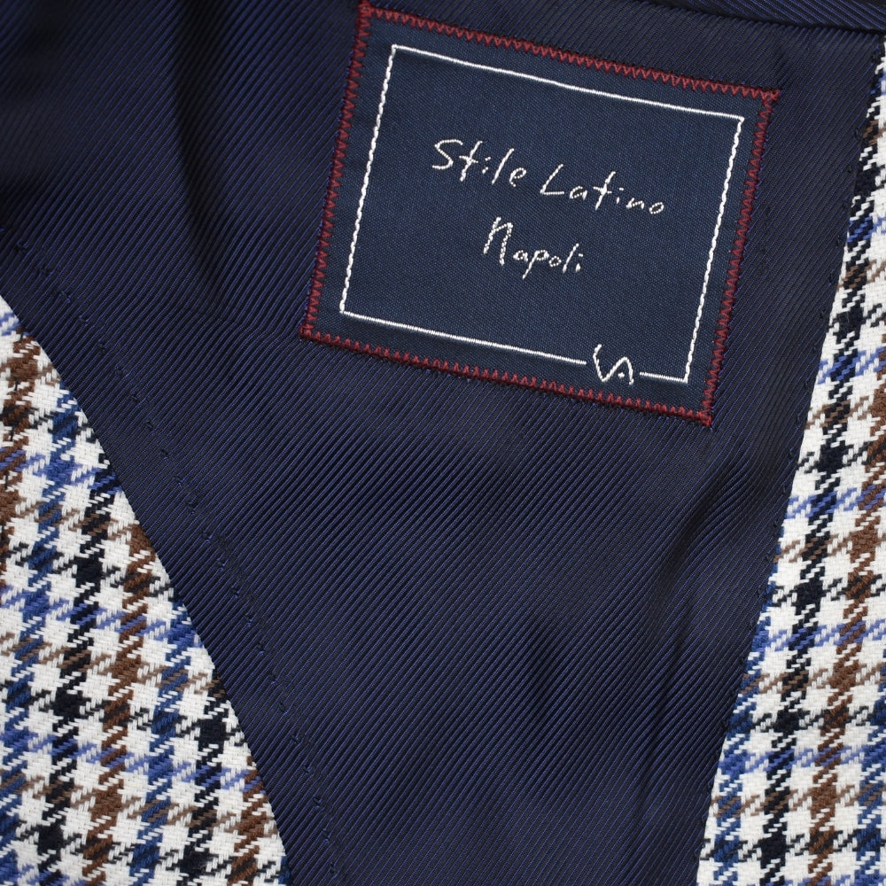 Multicolored Blazer made of Cotton/Linen (EU 50)