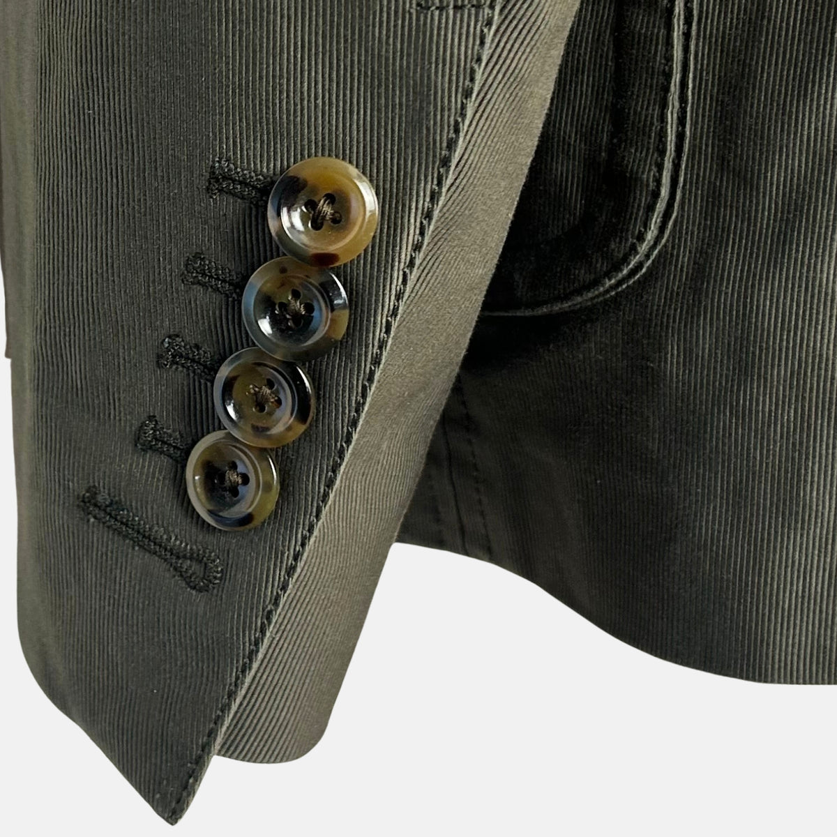 Tom Ford Cotton Twill Field Jacket Army Green (EU 52)