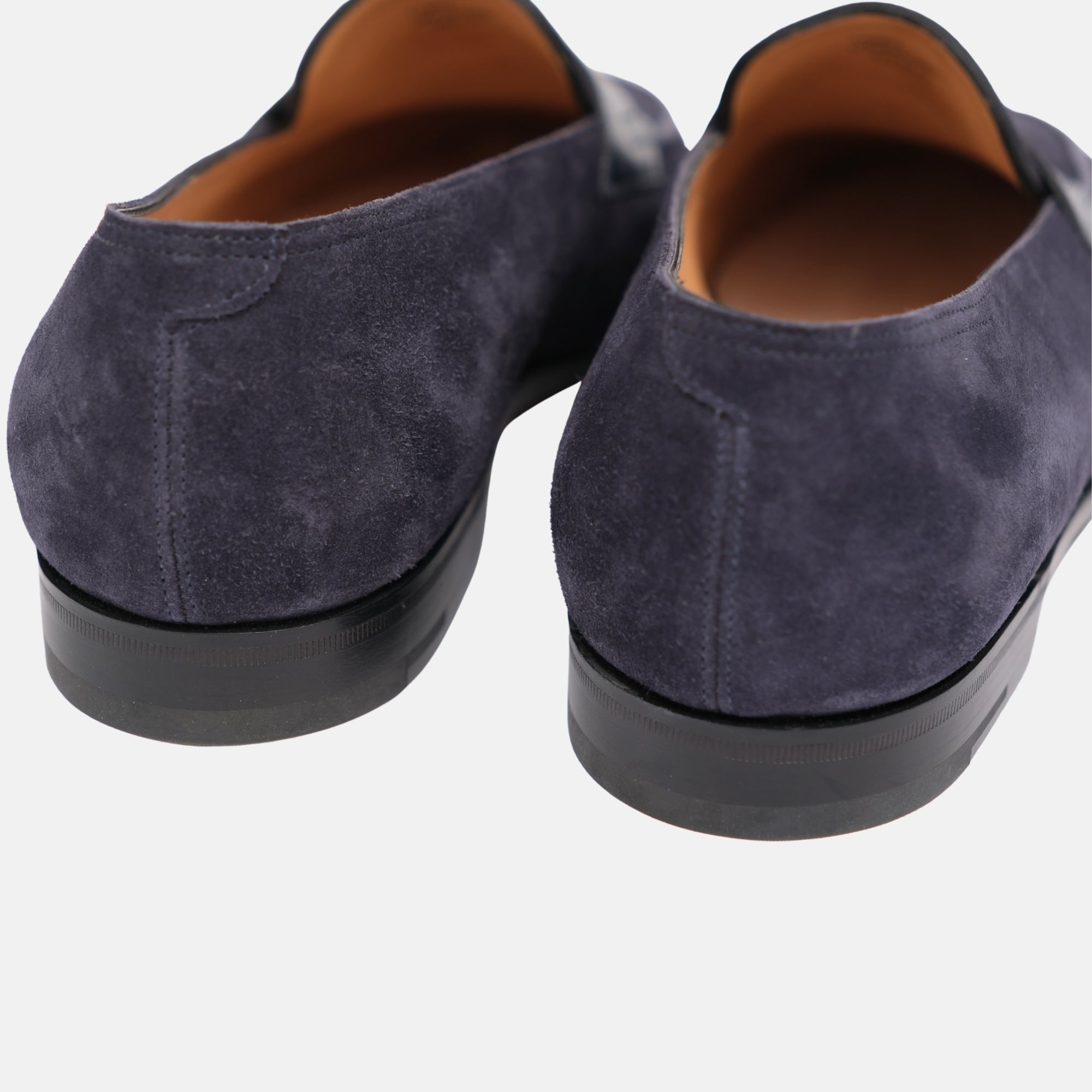 Navy Suede Loafers (EU 46.5)
