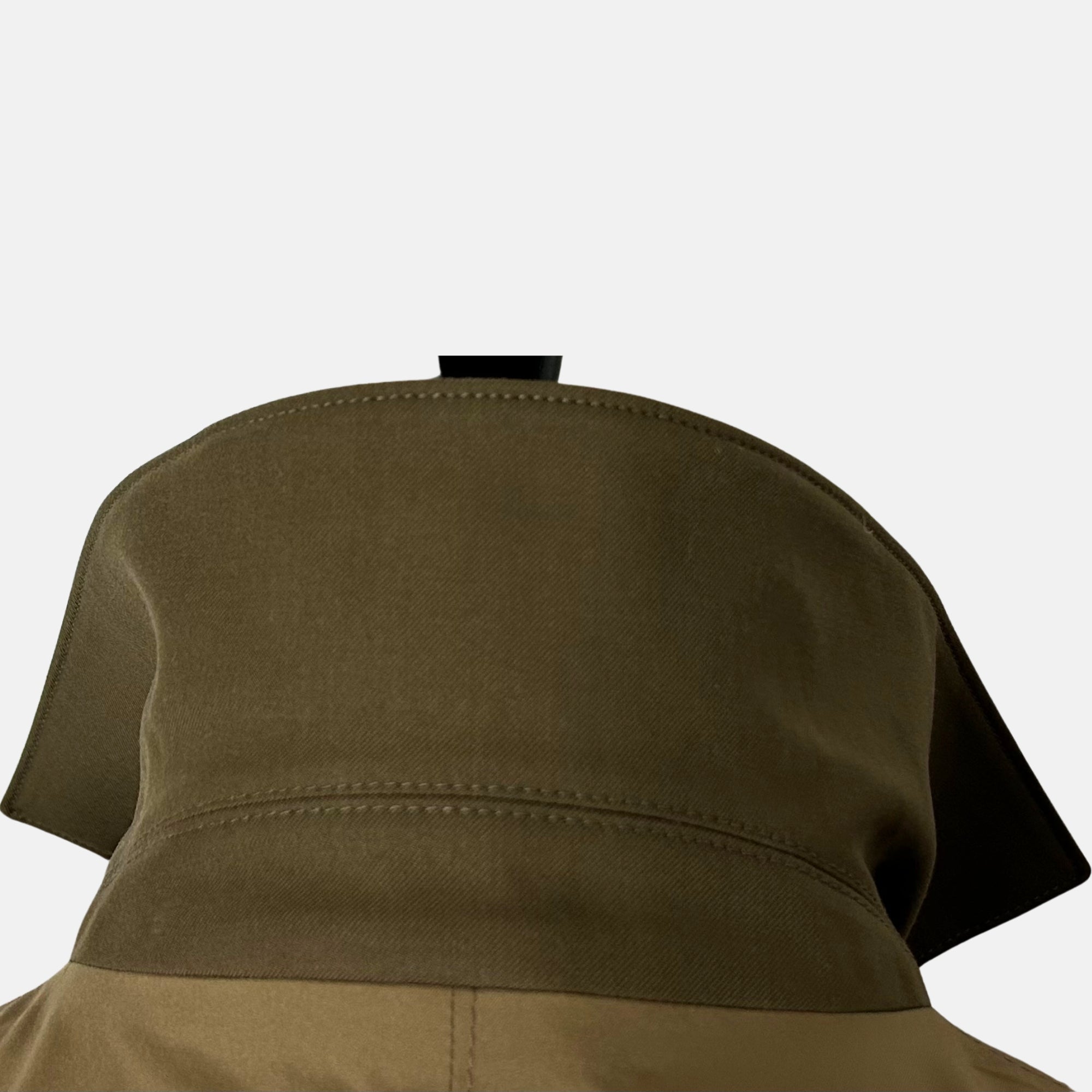 Khaki Reversible Coat made of Virgin Wool/Nylon (M)