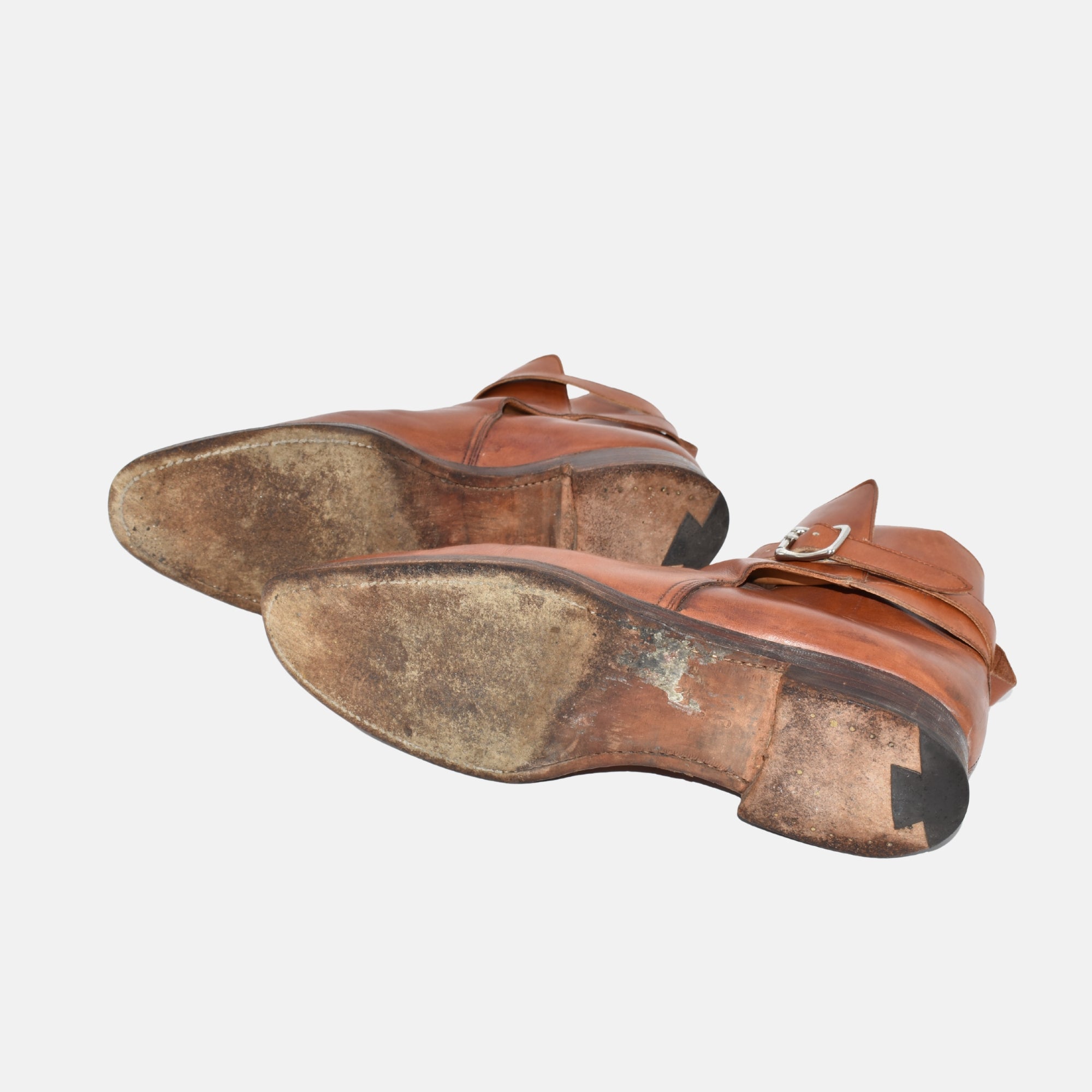 Cognac Half Boots made of Leather (EU 41,5)