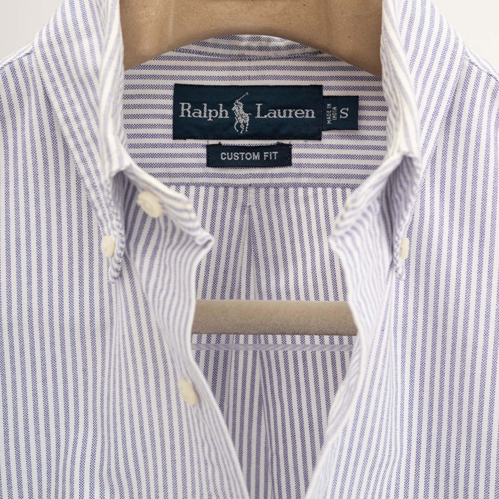 Blue/White Striped Cotton Shirt