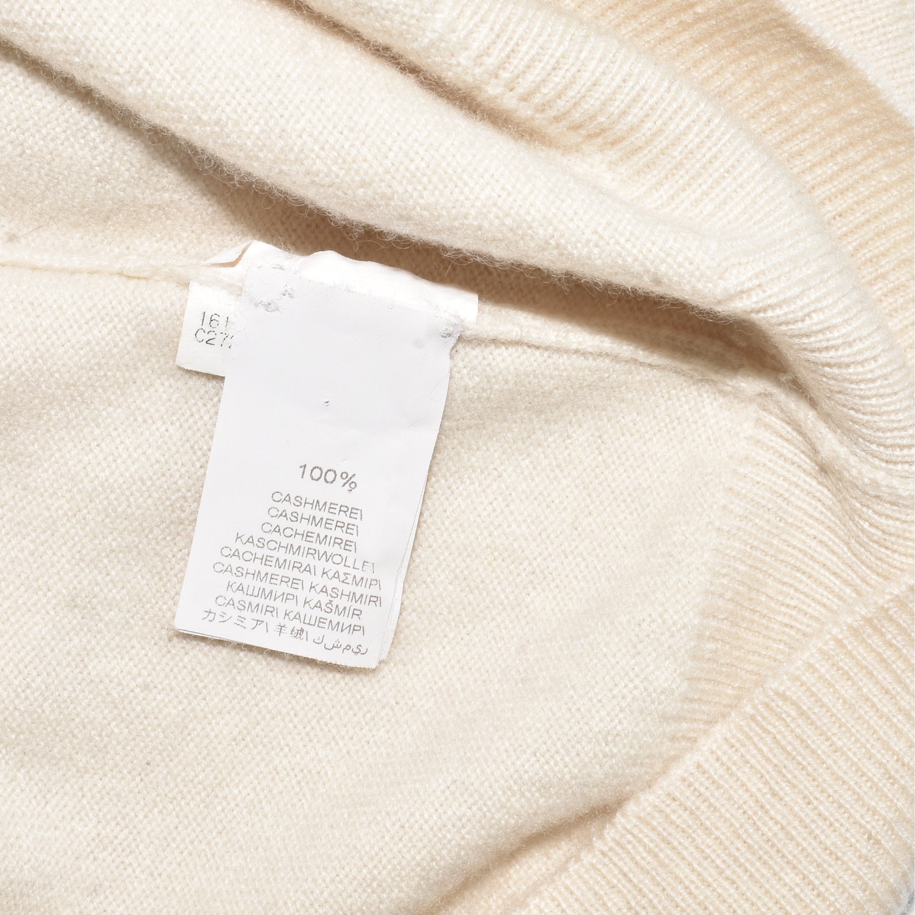 Light Beige Cashmere Sweater (EU 52)