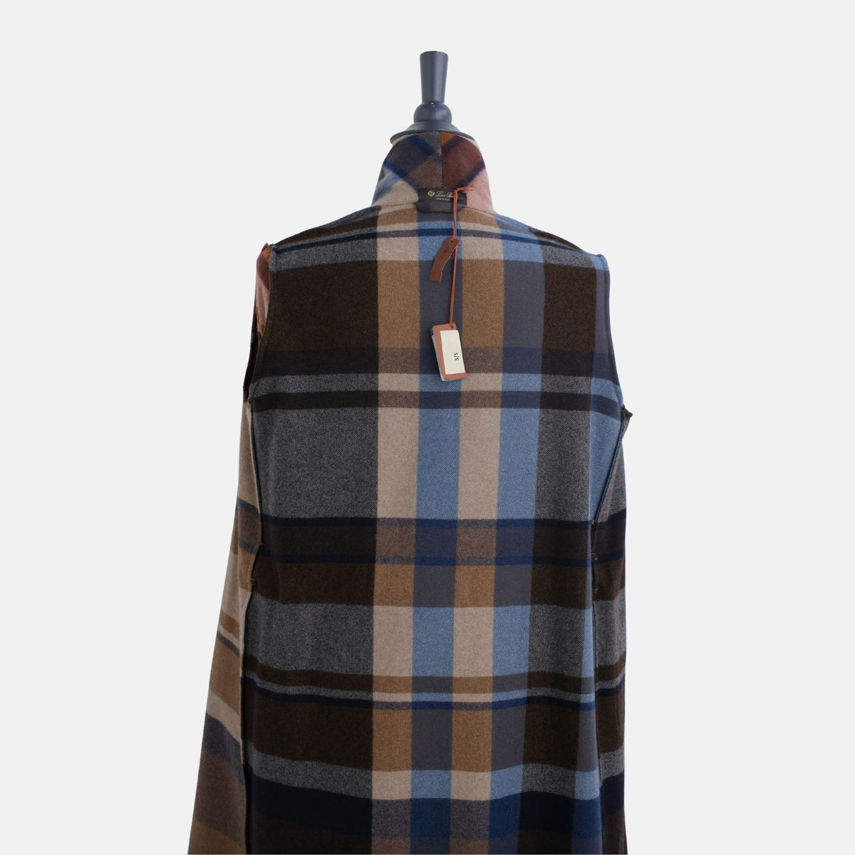 Loro Piana Multicoloured Checkered Coat made of Cashmere (S/L) – pre-owned | Sanpetuna