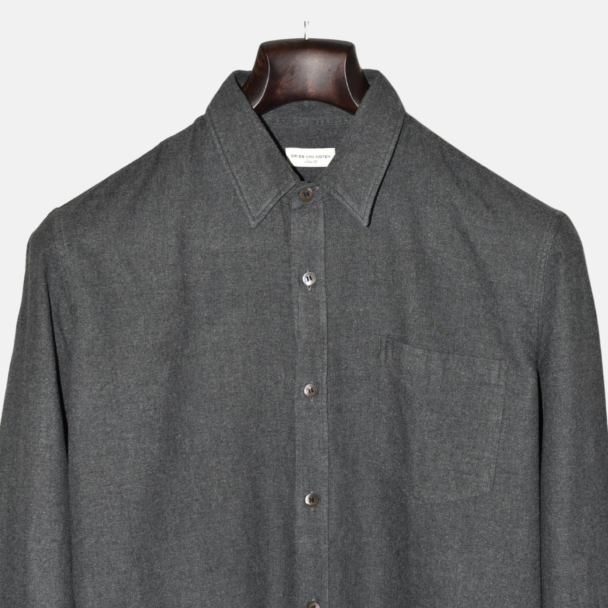 Gray Shirt made of Cotton (EU 48)