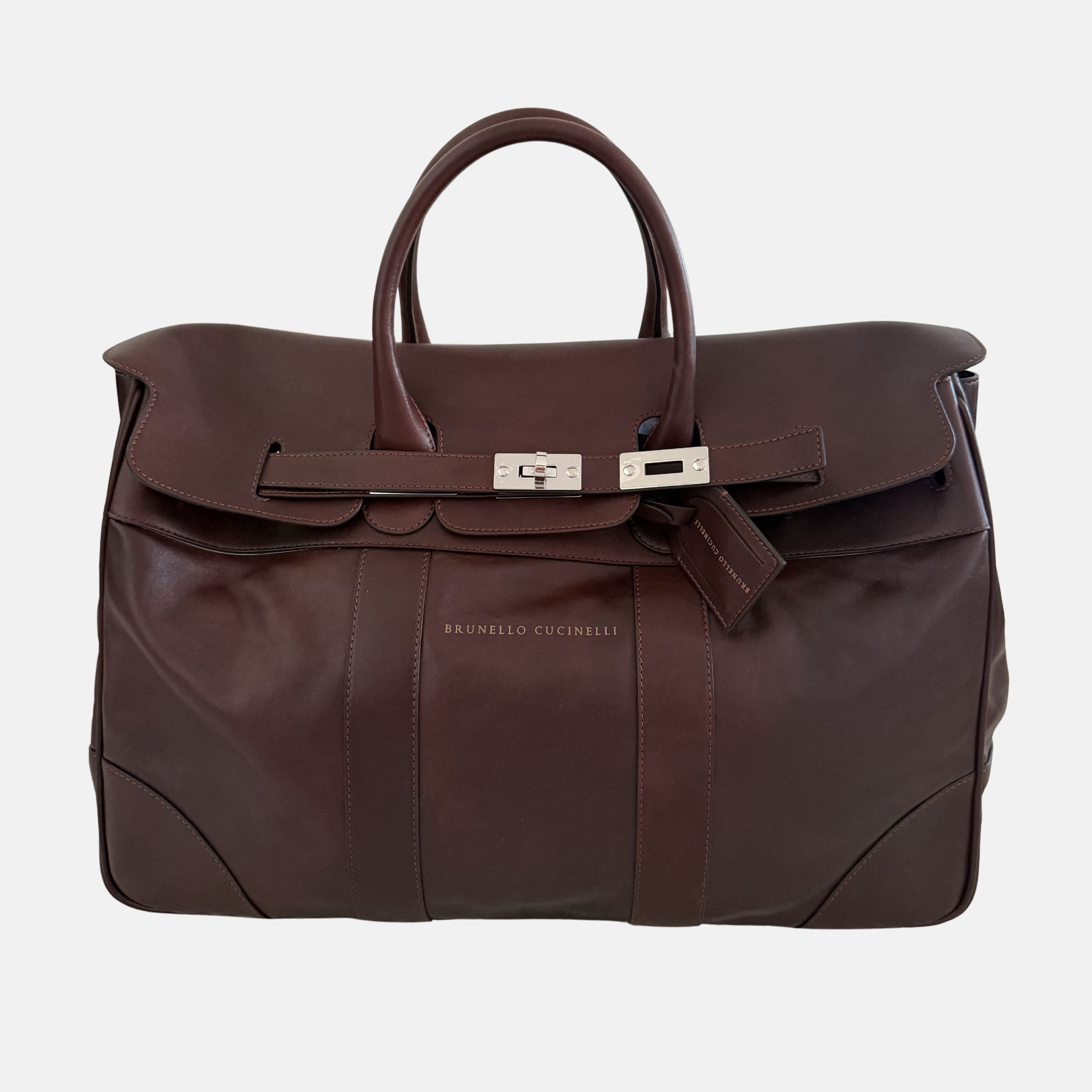 Brown Traveller Leather Bag