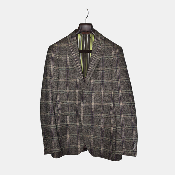 Multicoloured Checkered Blazer made of Wool ( EU 50)