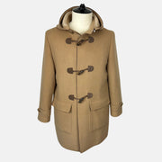 Camel Dufflecoat made of Camel Hair with Suede Details (L)