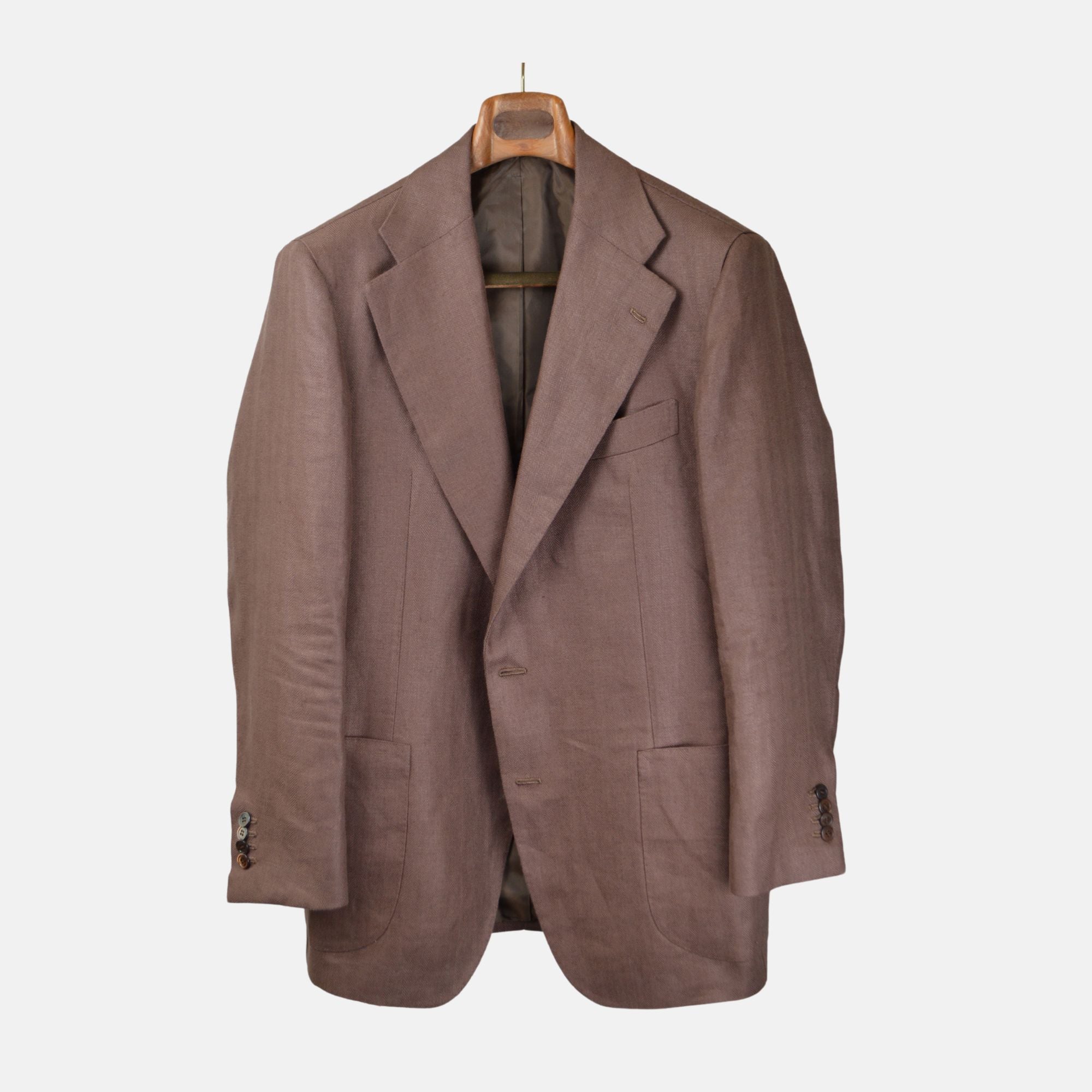 Brown Blazer made of Cotton (EU 52)