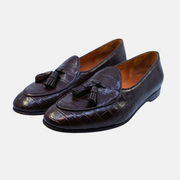 Dark Brown Alligator Loafers