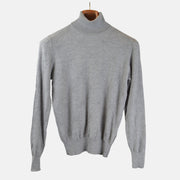 Grey Turtleneck Sweater