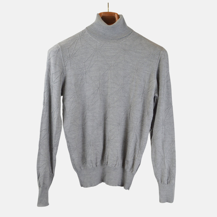 Grey Turtleneck Sweater (L)