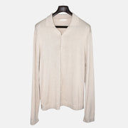 Beige Cardigan made of Silk/Wool/Cashmere (XXL)