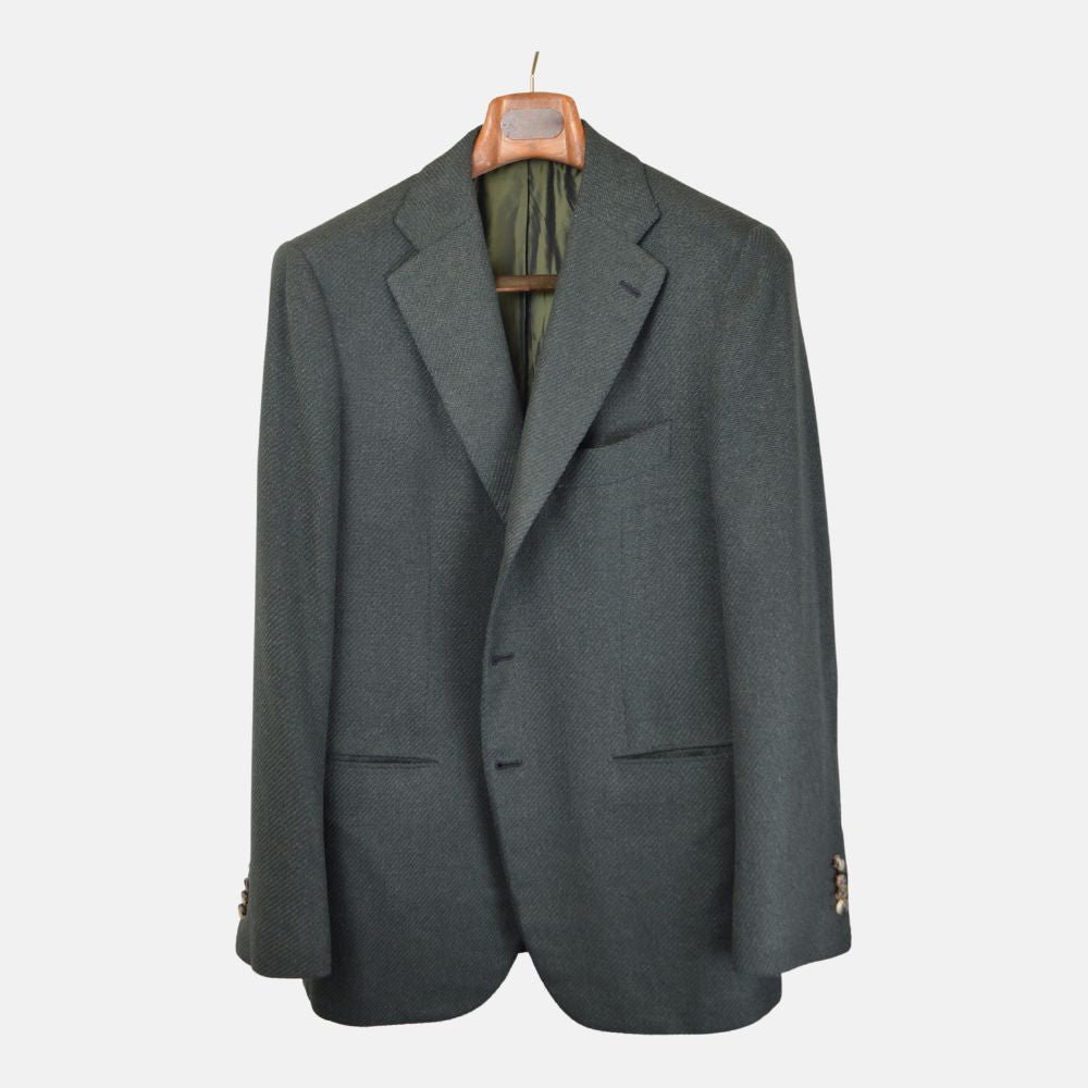 Olive Green Blazer made of Wool/Silk/Cashmere (EU 50)