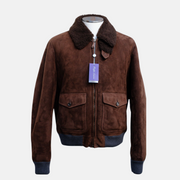 Brown Shearling Flight Jacket