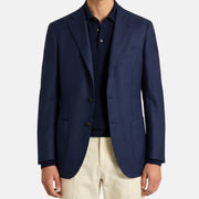 Kiton Navy Blazer made of Cotton/Silk (EU 48, EU 50, EU 52) – pre-owned | Sanpetuna