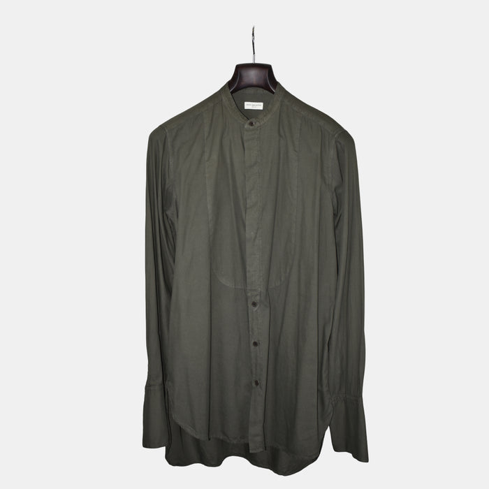 Khaki Cuffed Shirt made of Cotton (EU 48)