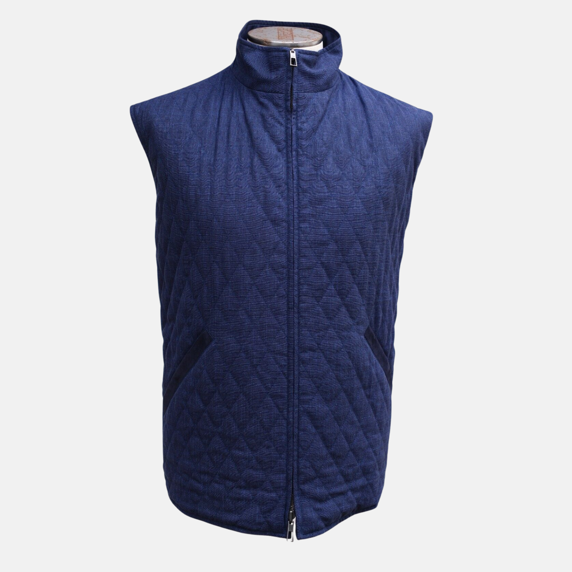 Navy Blue Reversible Vest