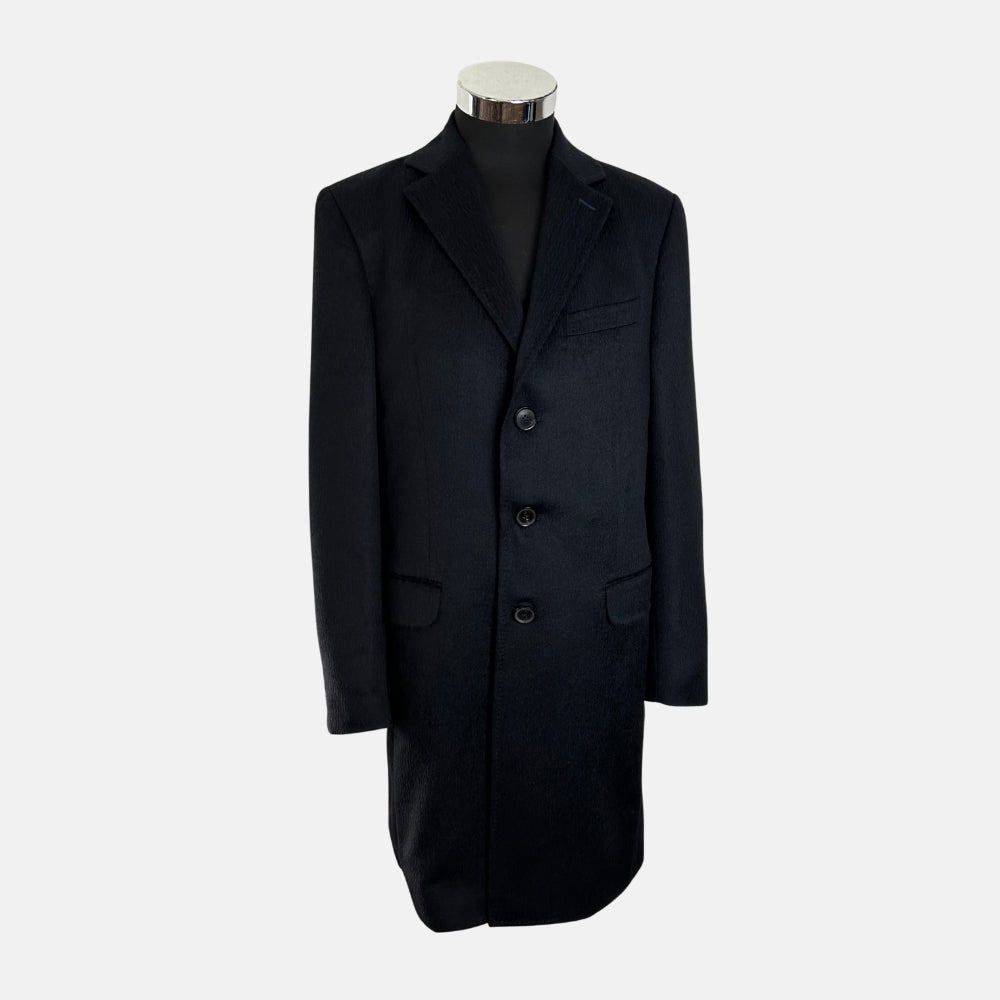 Dark Navy Coat made of Alpaca/Wool (48/52)