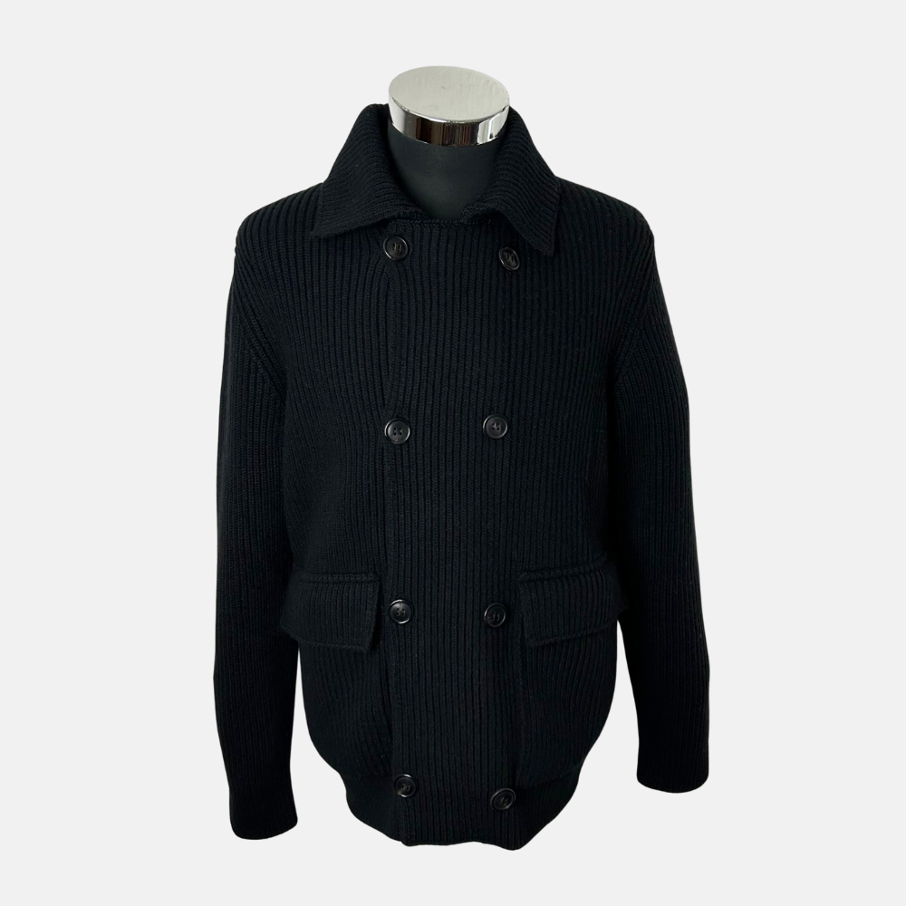 Black Cardigan made of Wool/Cashmere (EU 48)