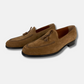 Brown Tassel Loafers made of Suede