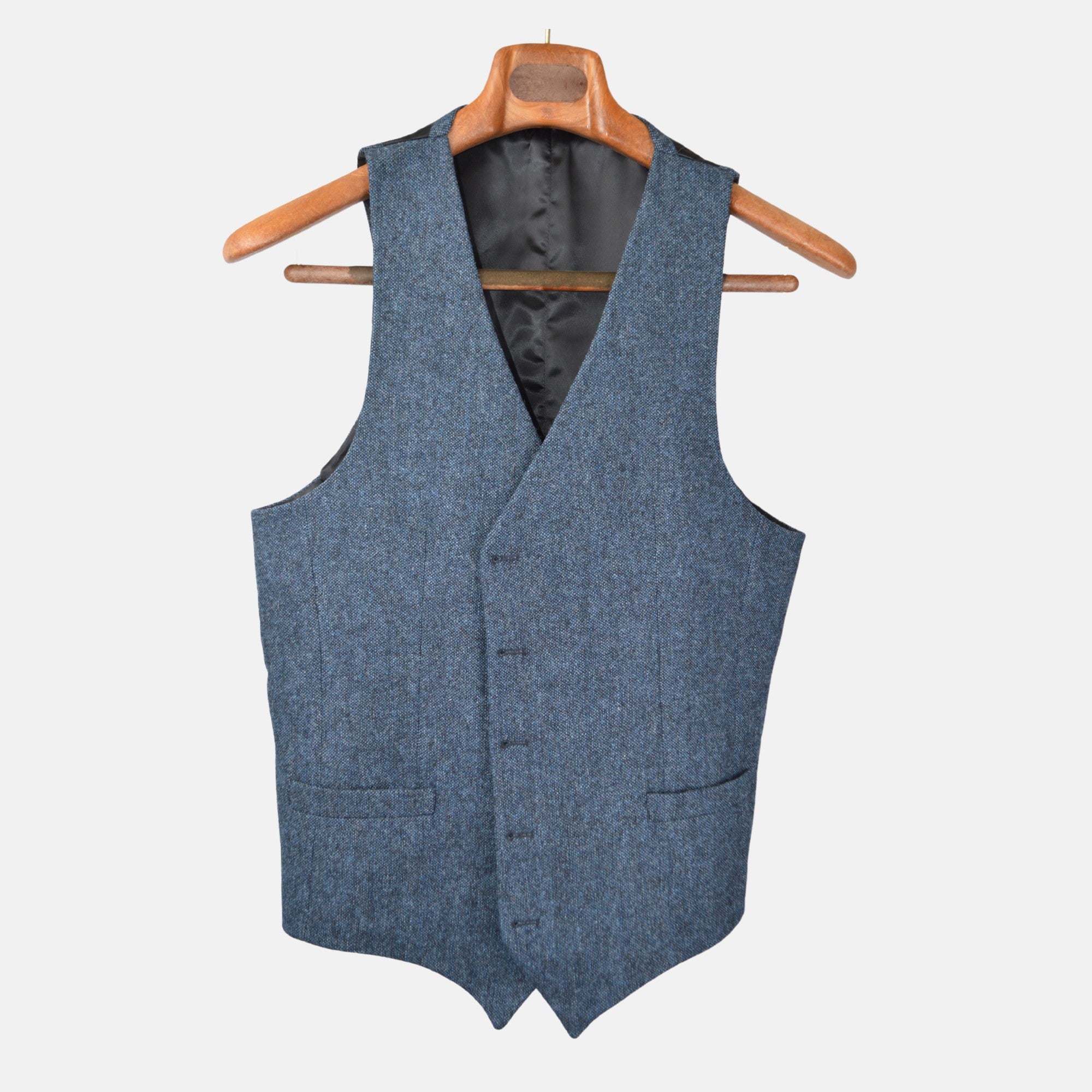 Blue Vest made of Wool (52)