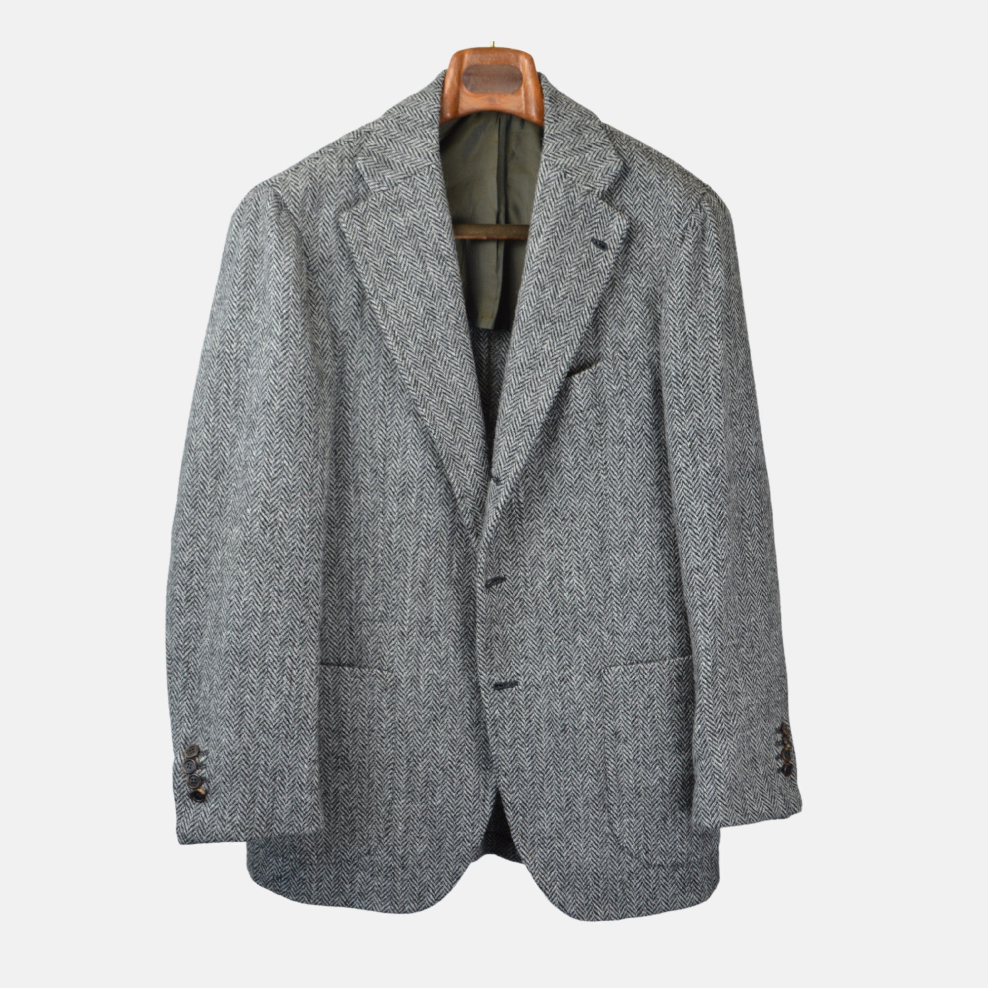 Grey Suit with Vest made of Wool (50)