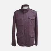 Purple Field Jacket made of Cotton