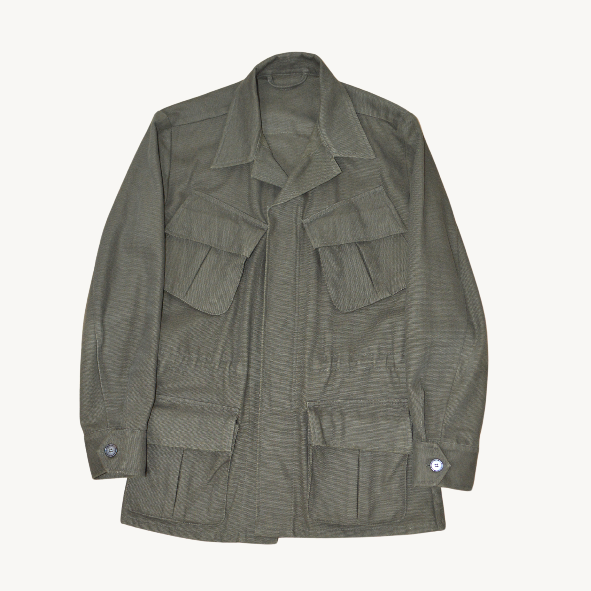 Olive Safari Jacket made of Cotton