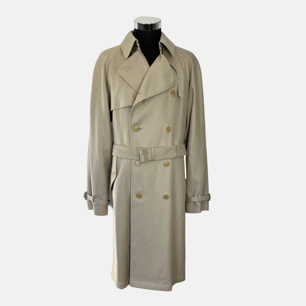 Beige Trenchcoat made of Cotton (54)