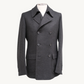 Charcoal Pea Coat made of Cashmere