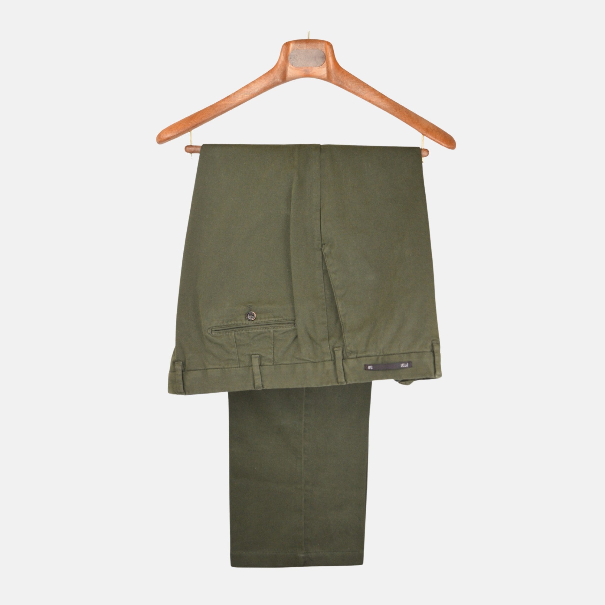 Olive Green Trousers made of Cotton (56)