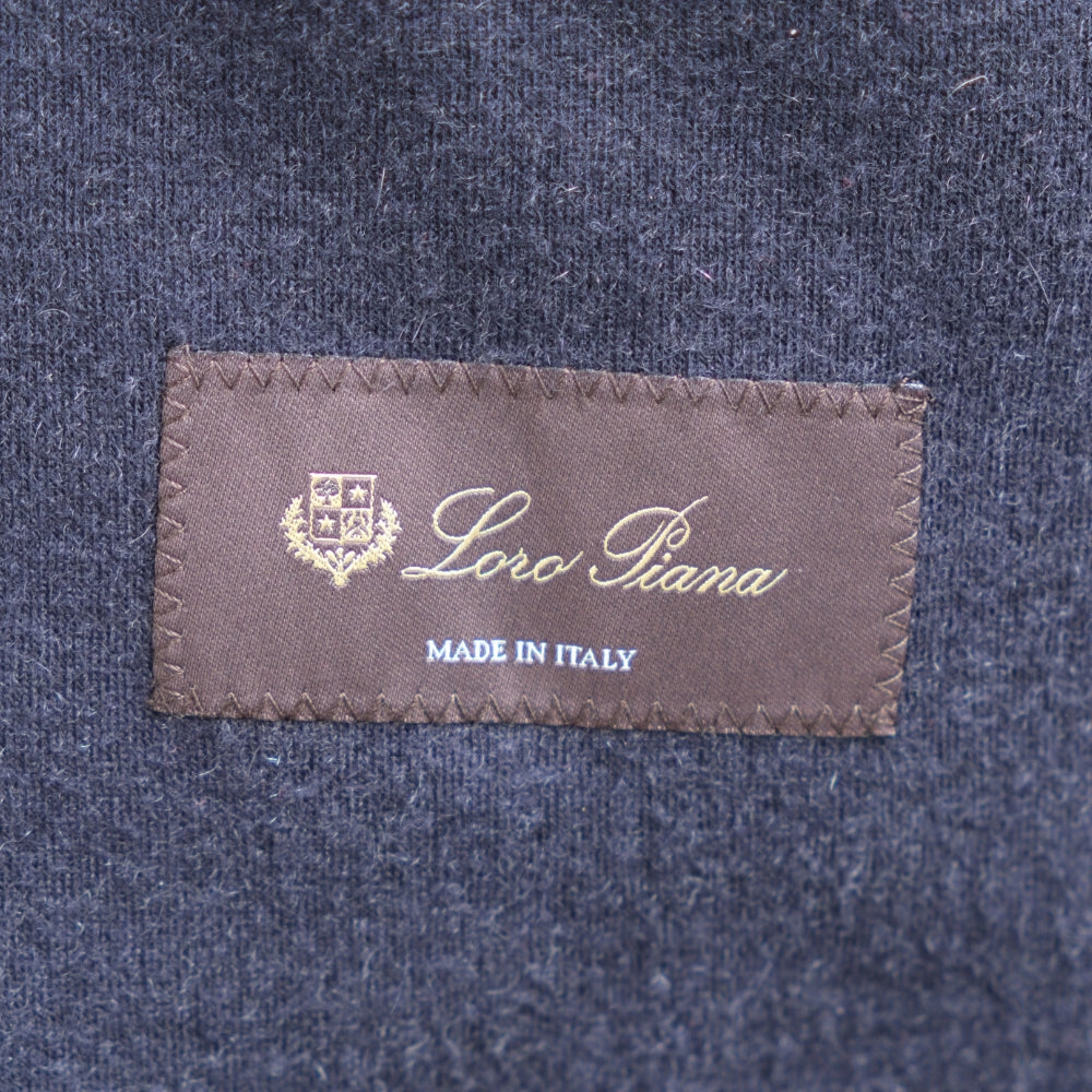 Navy Blue Sweater Cashmere Blazer (EU 48)