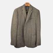 Brown Blazer made of Wool/Viscose (58)