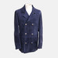 Navy Coat made of Suede (M)