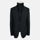Black Blazer with Vest made of Wool/Cotton